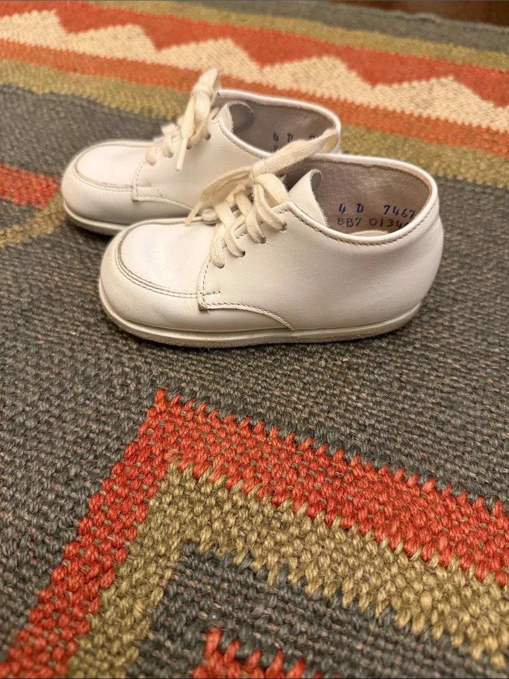 Stride Rite White Leather Shoes